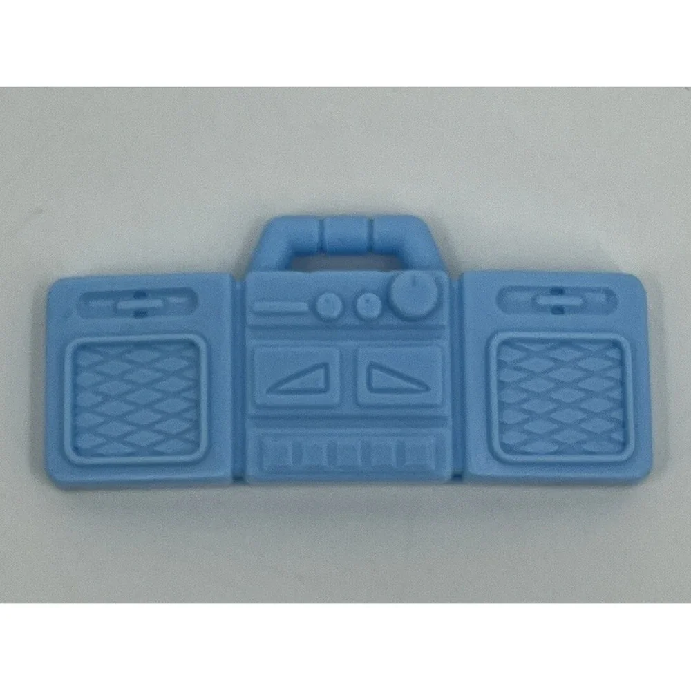 Vintage Barbie Ken Blue Boombox Stereo and Headphones